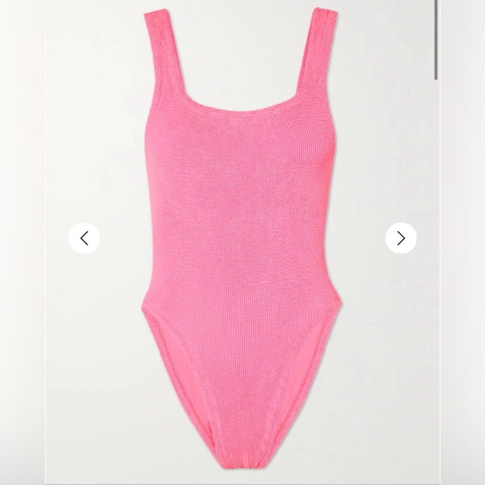 Hunza G hot pink one piece